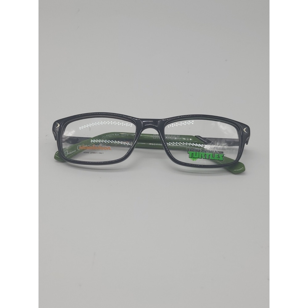 Shredder Viacom Nickelodeon Eyeglasses Frame Men's Black Green 49-16-130